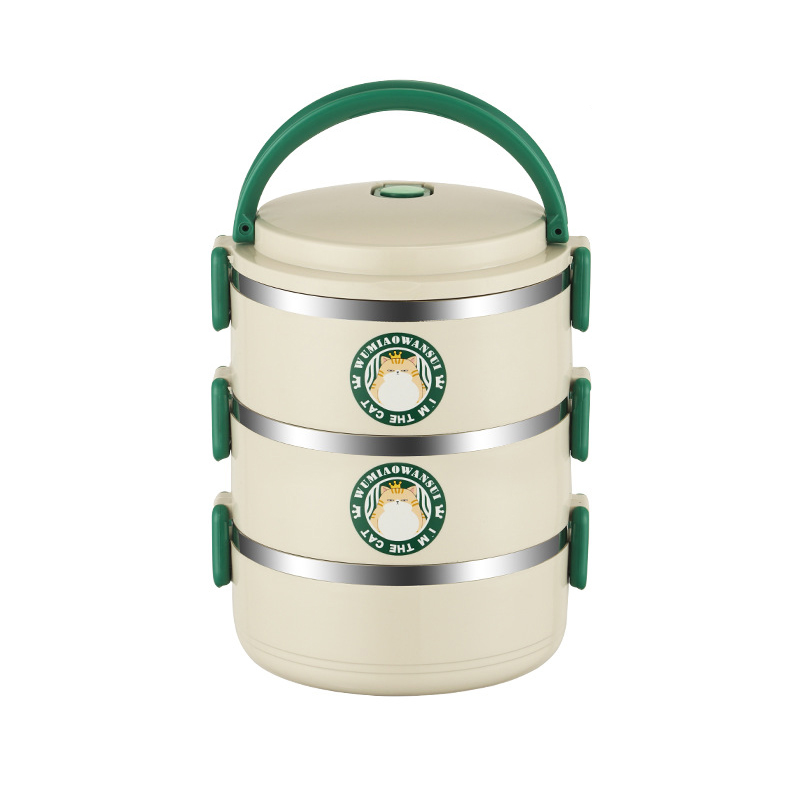 3층 대용량 304 스테인리스 스틸 보온 도시락통 11,860원