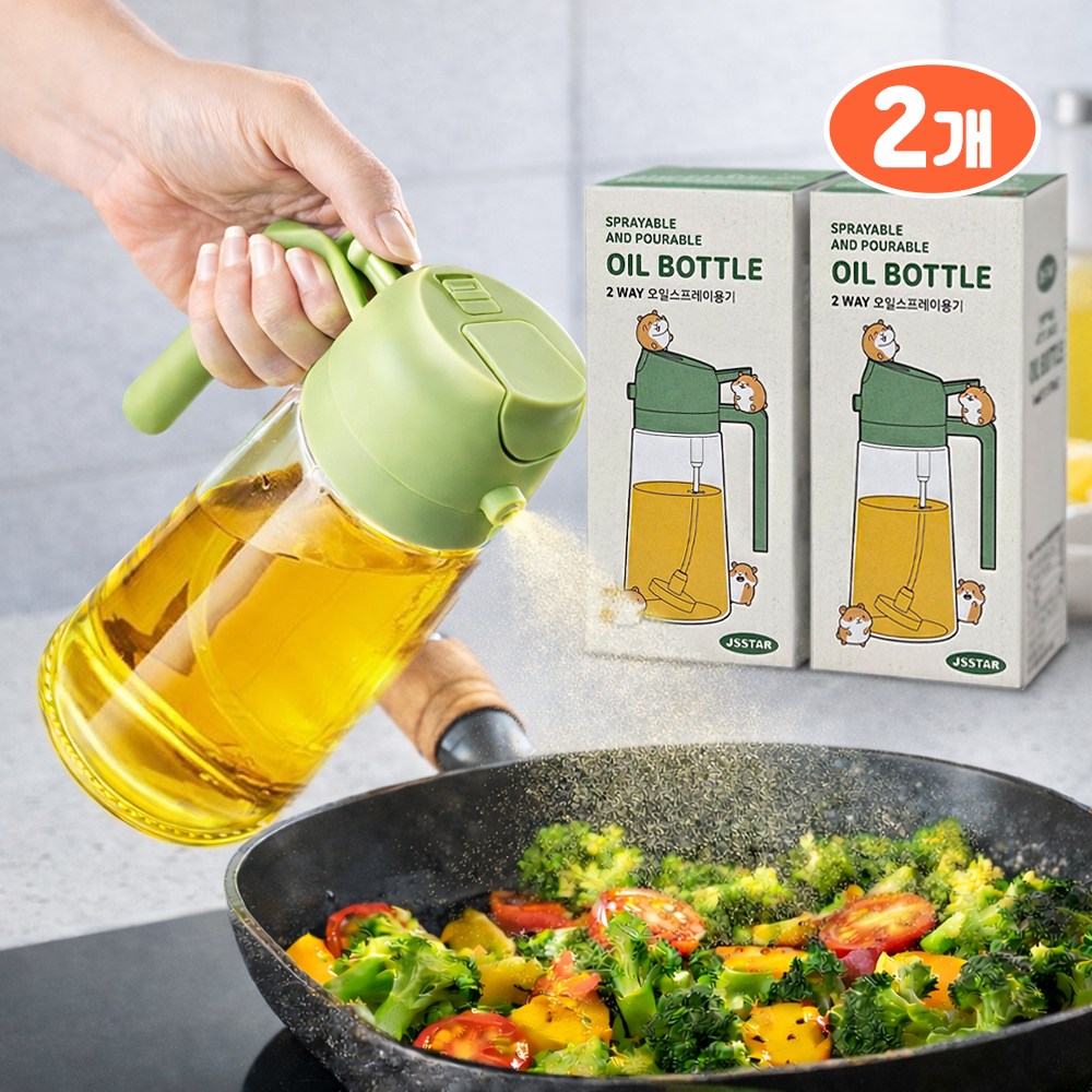 제이에스타 2way 오일 스프레이 유리 오일병 그린 9,980원