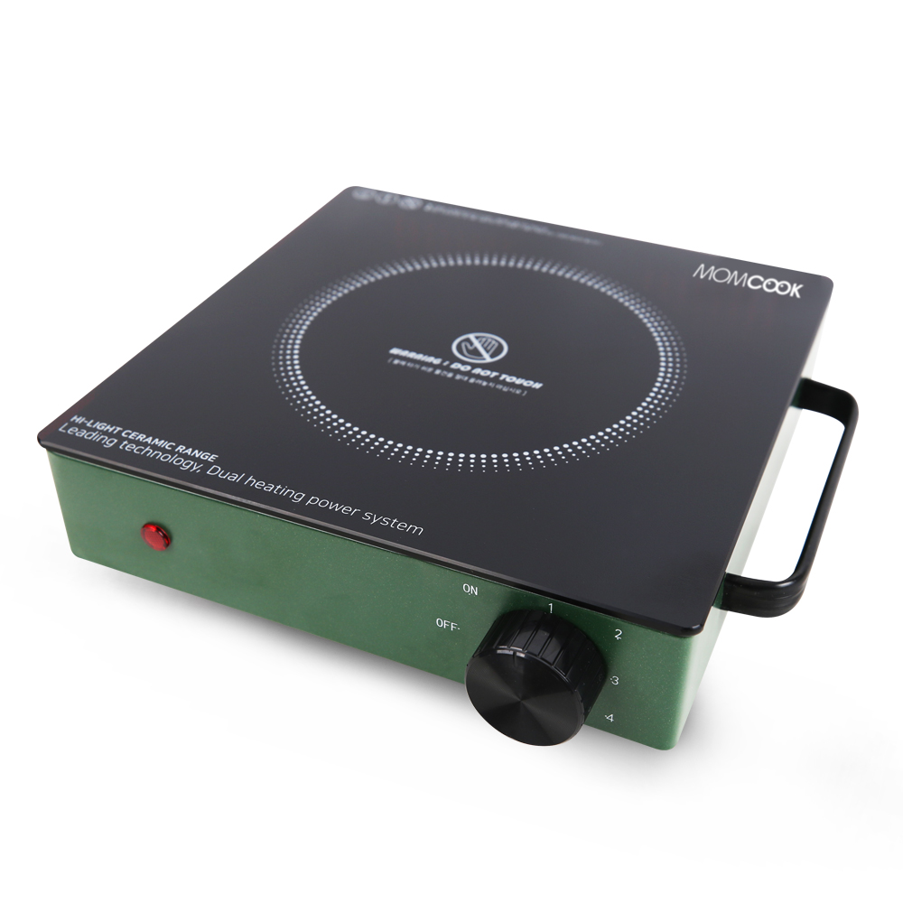 맘쿡 캠핑겸용 1구 하이라이트 전기레인지 순간가열 전기쿡탑, 프리스탠딩, 하이라이트 1구 35,900원
