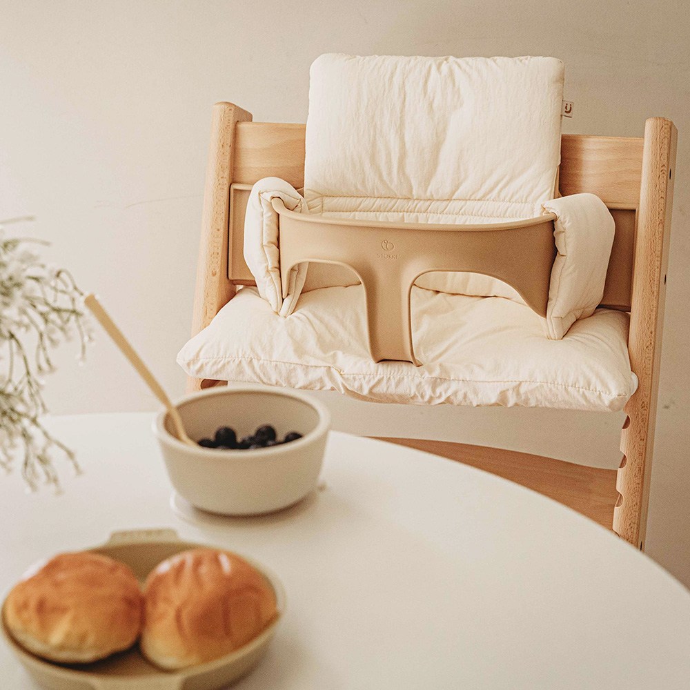 아이주 스토케 트립트랩 호환 쿠션 커버 의자 방석 국내제작, 아이보리 하이체어 쿠션 43,900원