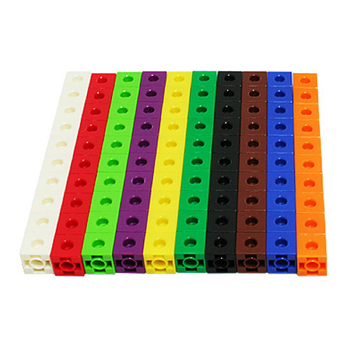 연결 큐브 (2cm/100개/10색 고급형) 수학도형완구 사각블록, 1세트 9,900원