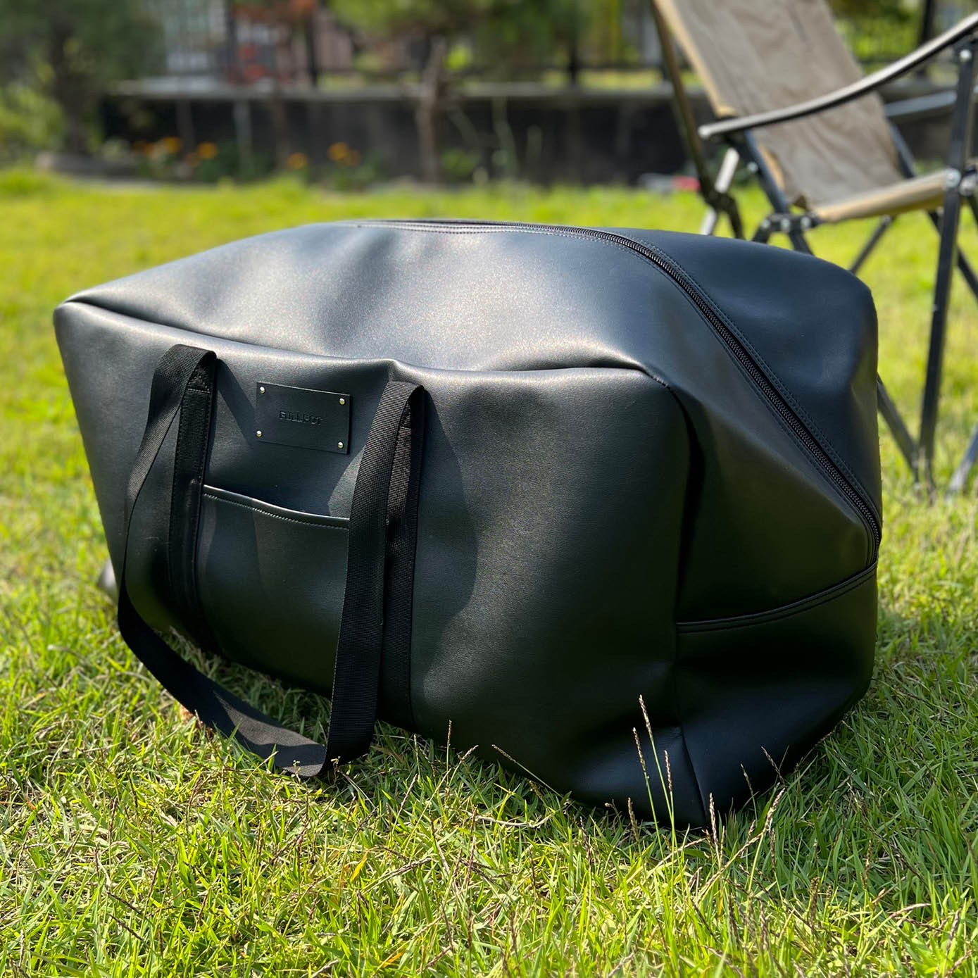 풀팟 대형 가죽캠핑가방 1개 국내제작 해외여행 골프여행 최대용량 튼튼한내구성 텐트 겨울옷 이불 캠핑장비 75x40x40cm 49,000원