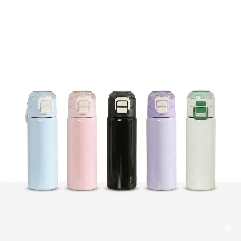 초경량 가벼운 완전밀폐 원터치 빨대텀블러 초등학생 중학생 텀블러, 검정, 1개, 500ml 19,900원