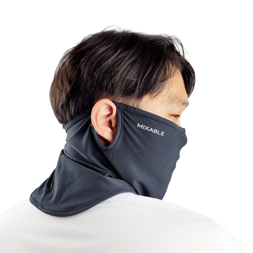 믹스어블 넉넉한 자외선차단 얼굴 햇빛가리개 골프마스크, 차콜, 1개 9,700원