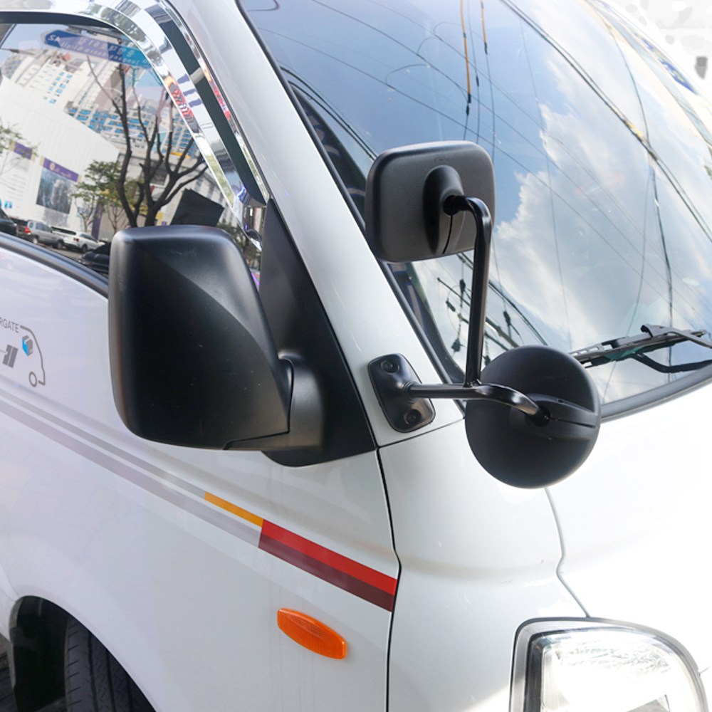 콕스 작업형 2way 광각미러 G타입 포터2 봉고3 사이드 미러 보조 거울 자동차 와이드 백미러 사각지대 차량 볼록 27,000원