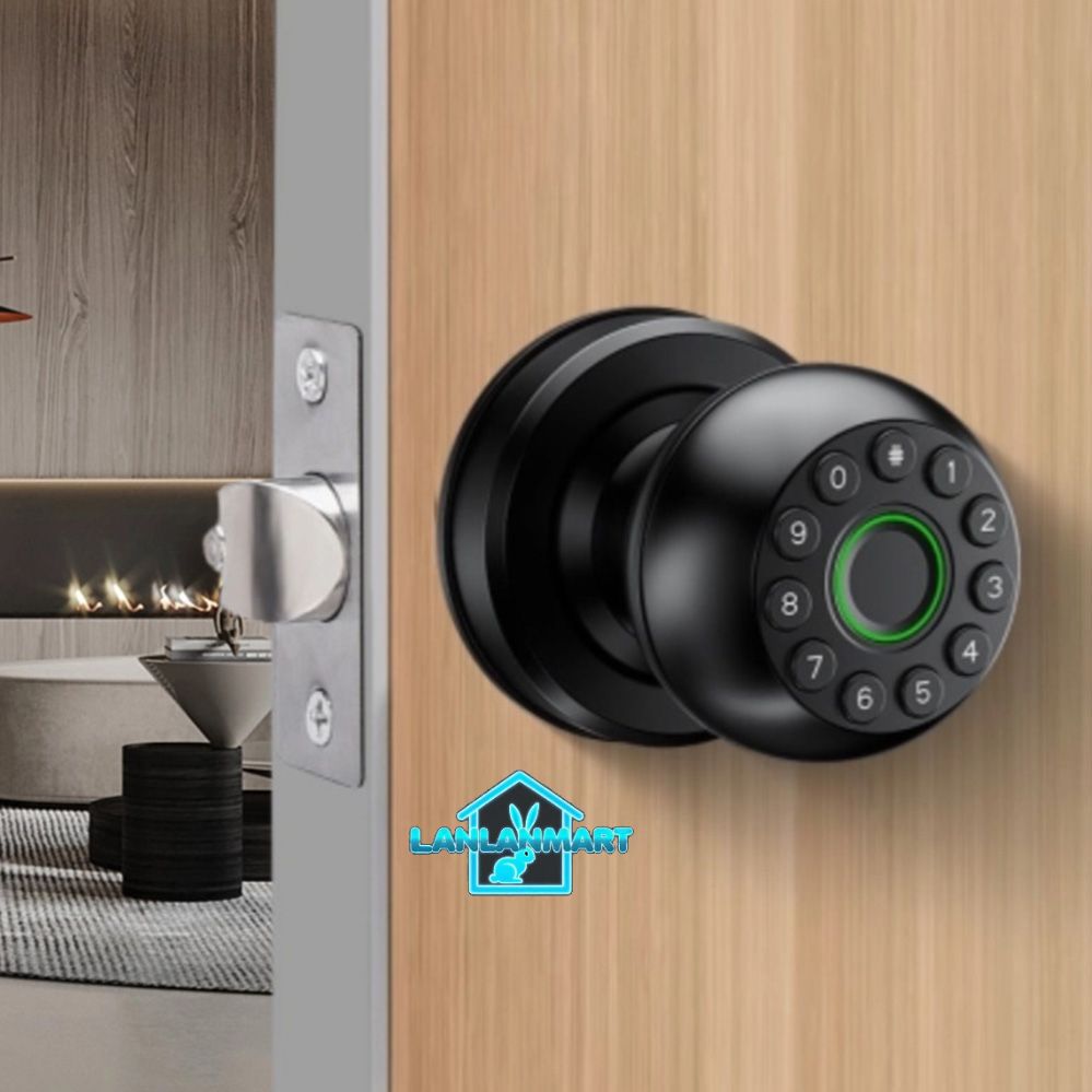 스마트 방문손잡이 지문인식 도어락 손잡이 지문 번호키 전자 스마트키 잠금 54,900원