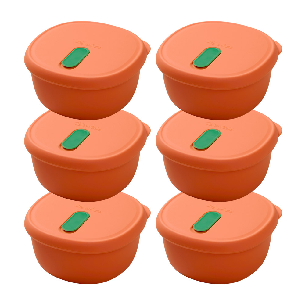 국산 냉동밥보관용기 실리콘밥팩 전자레인지 밀폐 소분용기 350ml 42,000원