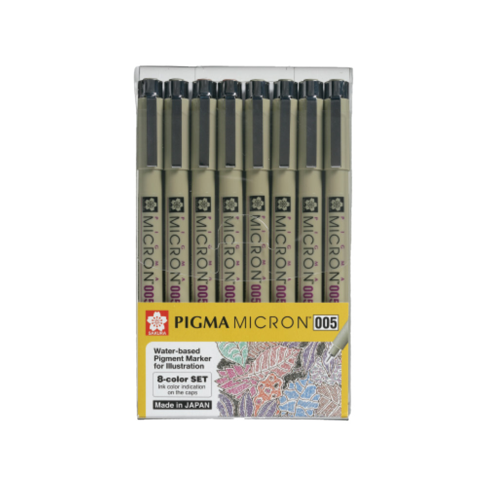 사쿠라 피그마마이크론 005 8색세트 XSDK005-8/0.2mm 8,870원