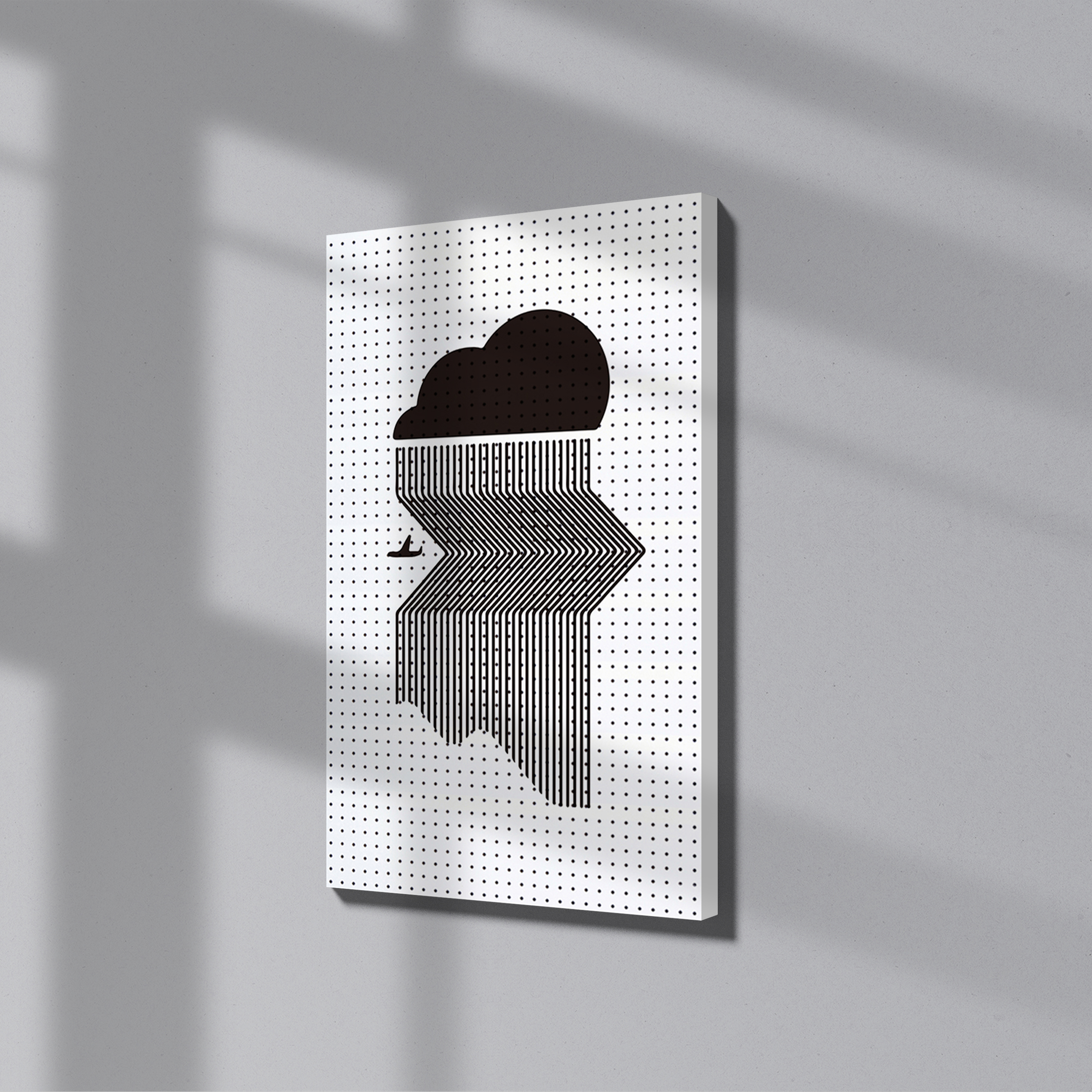 타공판닷컴 UV프린팅 타공판 라인아트 비구름 인테리어용품 700 x 1200 mm 77,410원