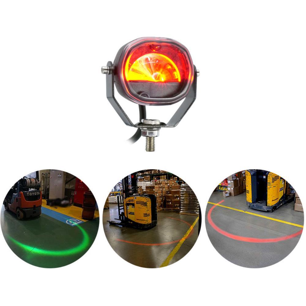 지게차 반경 U형 안전라인 미니 LED 램프 레드 사고방지 레이저빔 화물차 작업용 산업 현장 40,200원