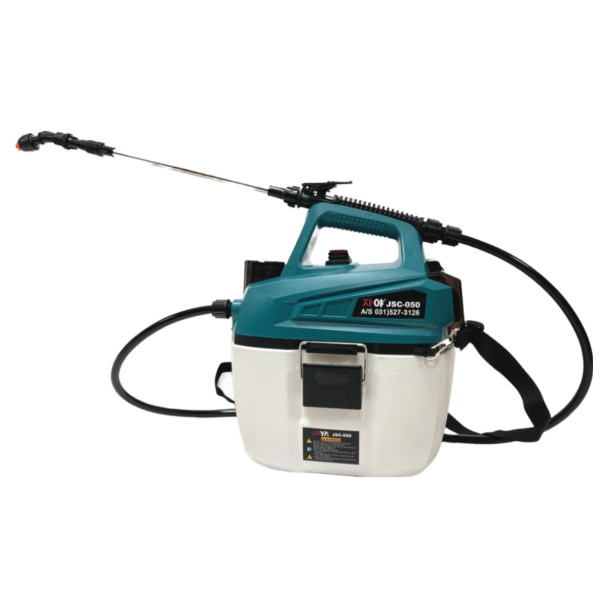 [JAYA] 자야 본사출고 리튬 충전 어깨형 전동 분무기 5L JSC-050 정원용 물 분무기 스프레이건 도마뱀습도관리 테라리움 (5월 줄자 사은품), 1개 63,500원