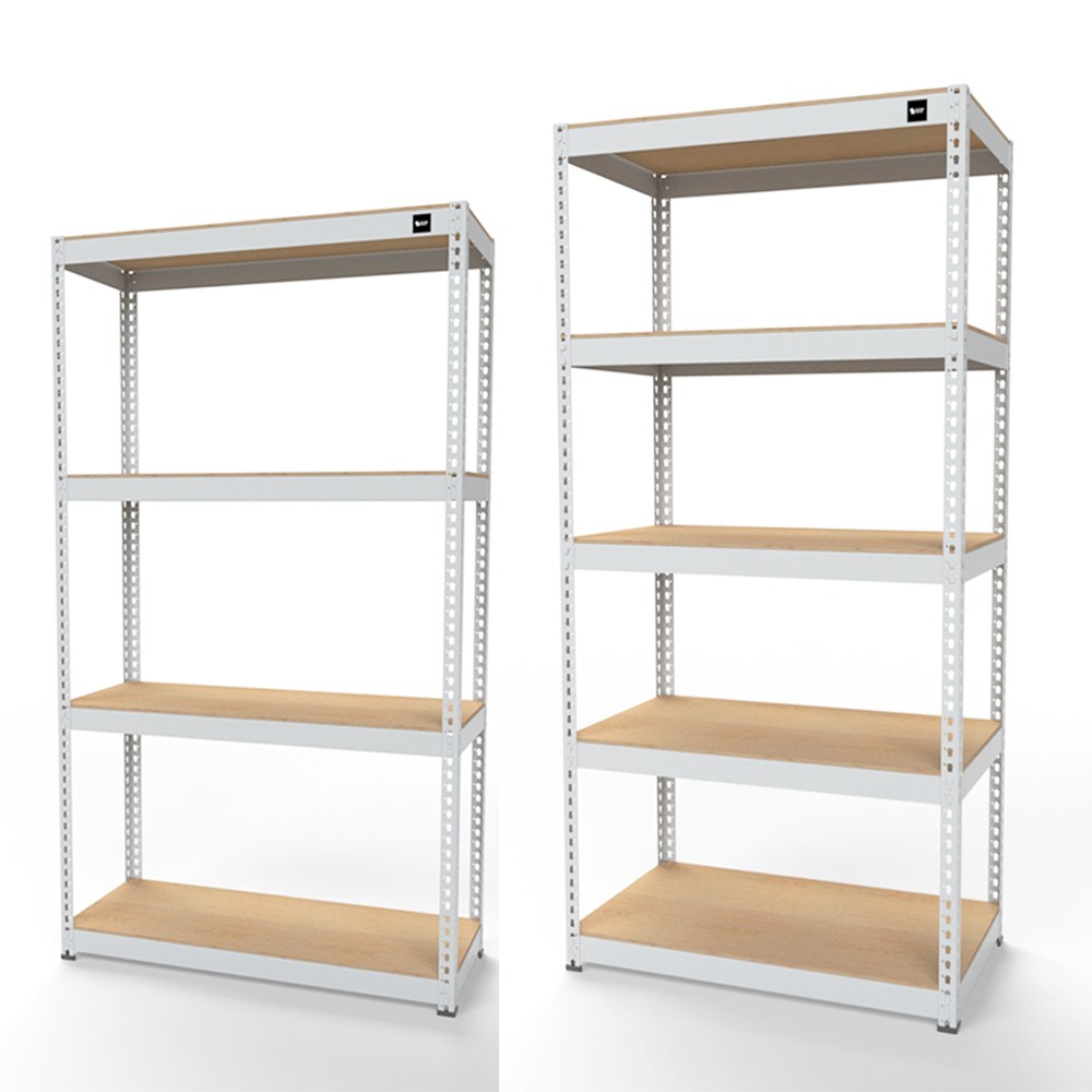 울트라랙 3단 4단 5단 아이보리 무볼트 조립식 선반 가구 앵글 철제 베란다 펜트리 선반장 창고 수납 다용도 91,540원