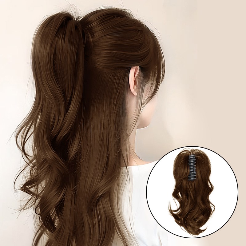 패션파트너 컬링 웨이브 포니테일 부분 가발 반묶음 머리 집게 핀 헤어피스 3color 15,900원