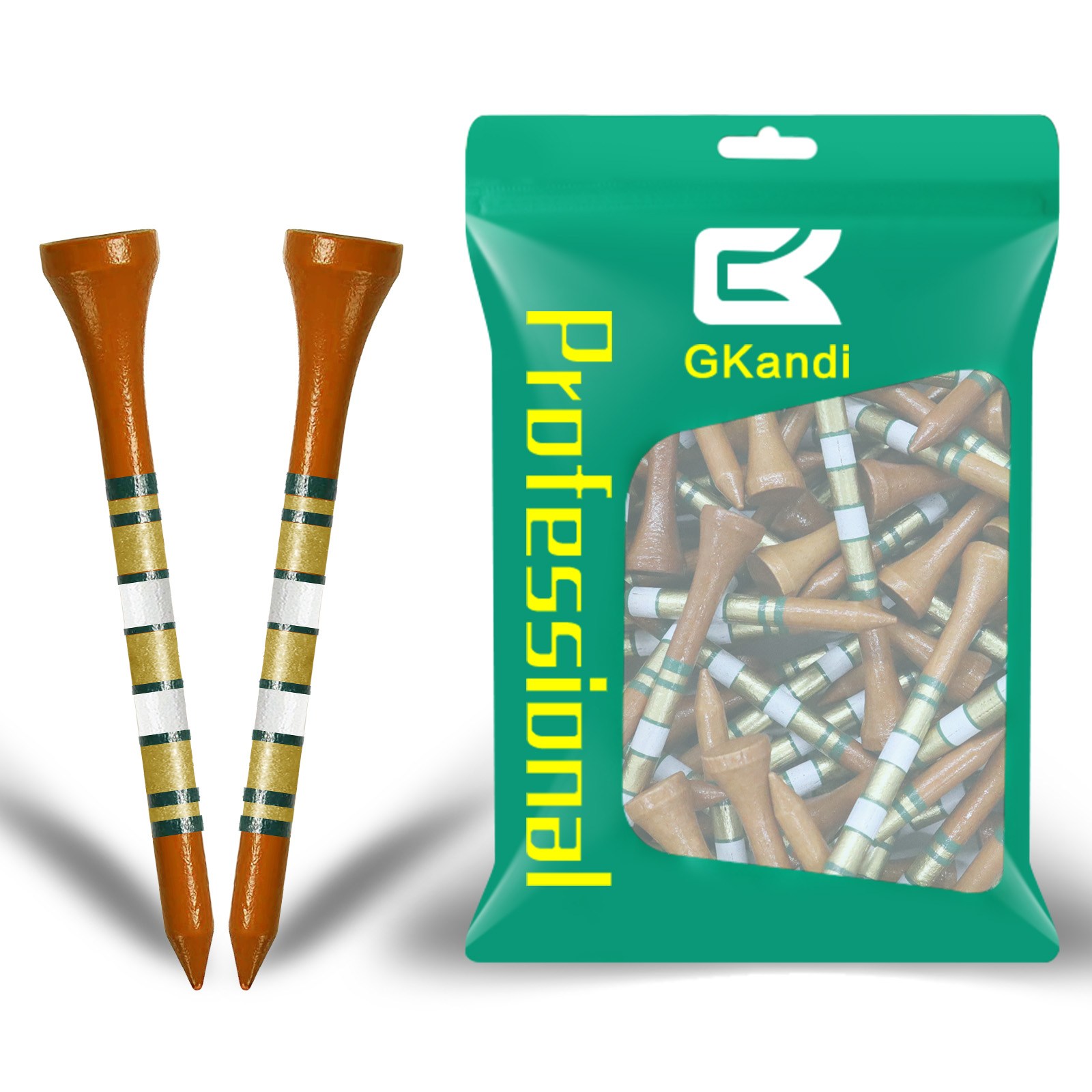 지칸디 대나무 눈금표시 골프티 우드티 나무티 티꽂이 8,010원