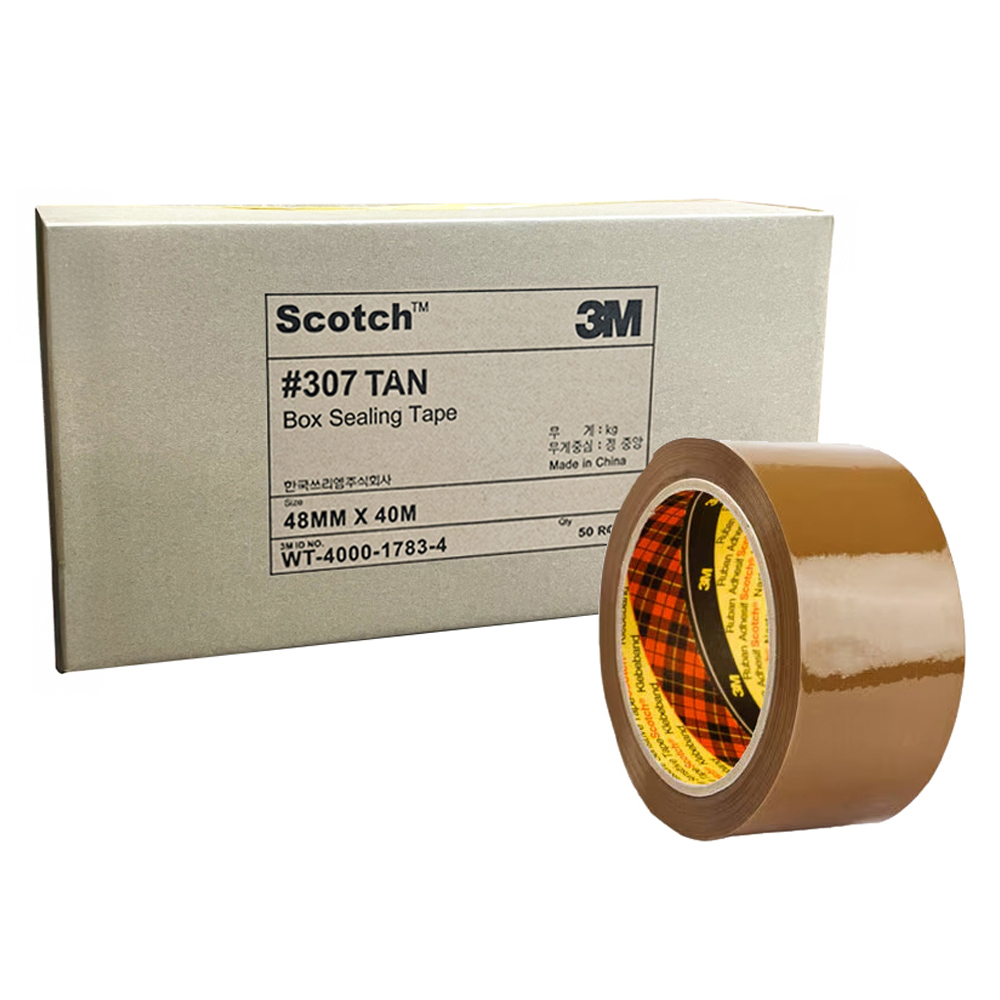 스카치 쓰리엠 307 아크릴 박스 테이프 48mm x 40m 황색, 50개 35,820원