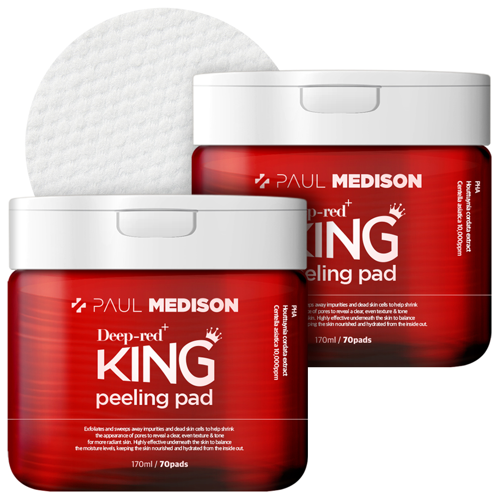 폴메디슨 딥레드 티트리 각질케어 대용량 왕필링패드 170ml, 70매입, 2개 15,100원