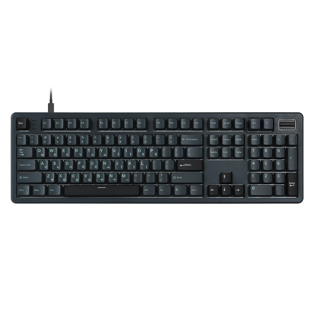 지클릭커 파도프로젝트 8K 제주스위치 풀윤활 제주바다 37g 유선 기계식 키보드, 딥그린 블랙, SPK107, 제조사축 59,670원