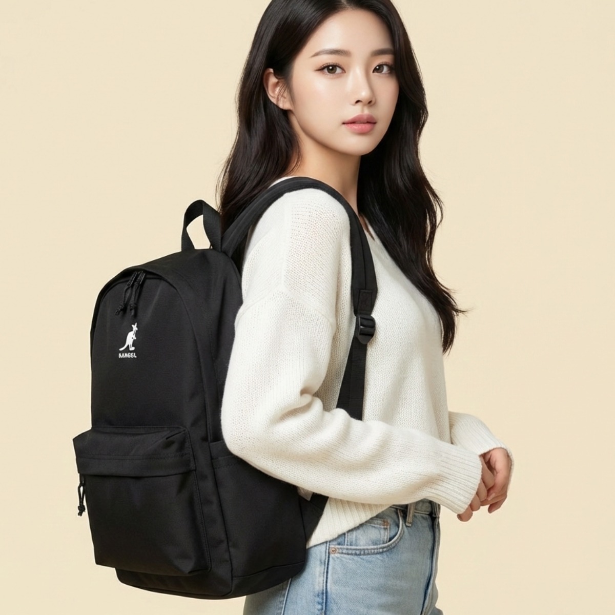 백화점 정품 캉골 백팩 책가방 학생 노트북 레트로코어 가방 89,000원