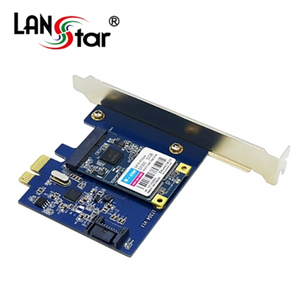랜스타 LS-PCIE-MSATA Msata To SATA PCI-E Express 카드 미니가이드 5,600원