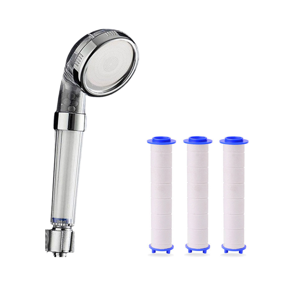 씨엠바스 3단 수압조절 온오프 필터 샤워기 헤드 본품 + 필터 3개입 5,000원