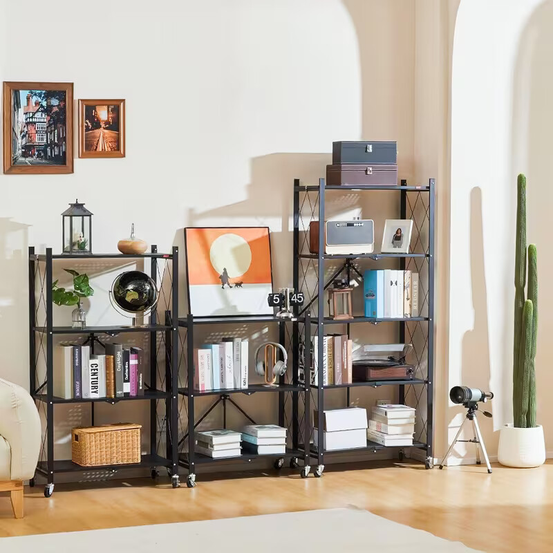 주혜 이동식 메탈선반 무설치 수납장 틈새 접이식 선반 비퀴보함 25,240원