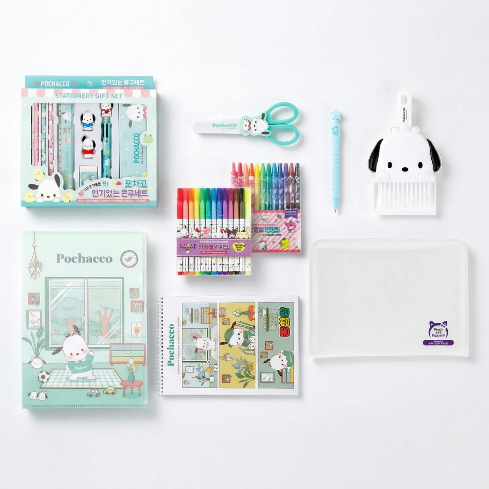 산리오 캐릭터즈 포차코 문구 선물세트 35,800원