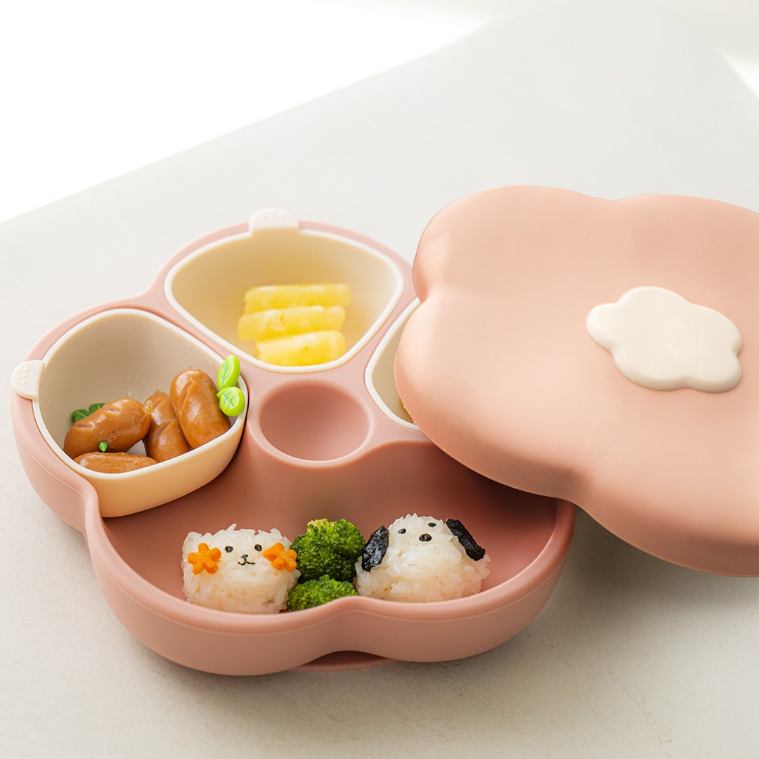 모모빈 블라썸 냠냠 이유식 흡착 식판 실리콘 유아 식기 32,720원