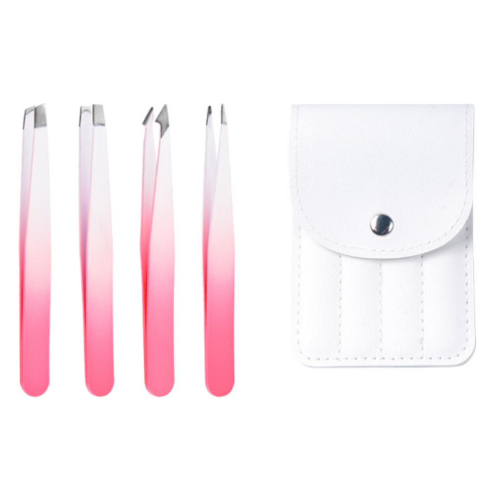 홈브로 그라데이션 족집게 핀셋 4종 세트, 1세트, 진분홍 5,520원