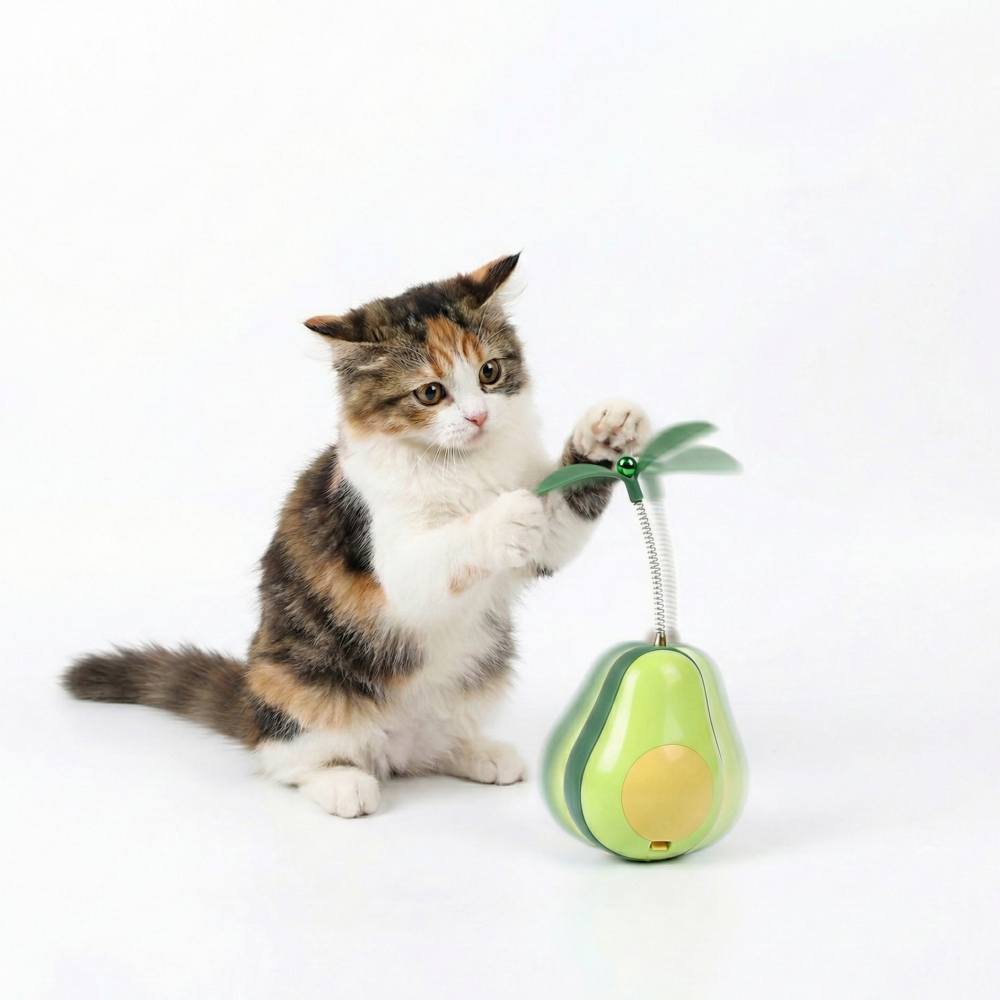고양위들 아보카도 오뚜기 장난감 고양이, 아보카도 그린, 1개, 오뚜기 볼 13,900원