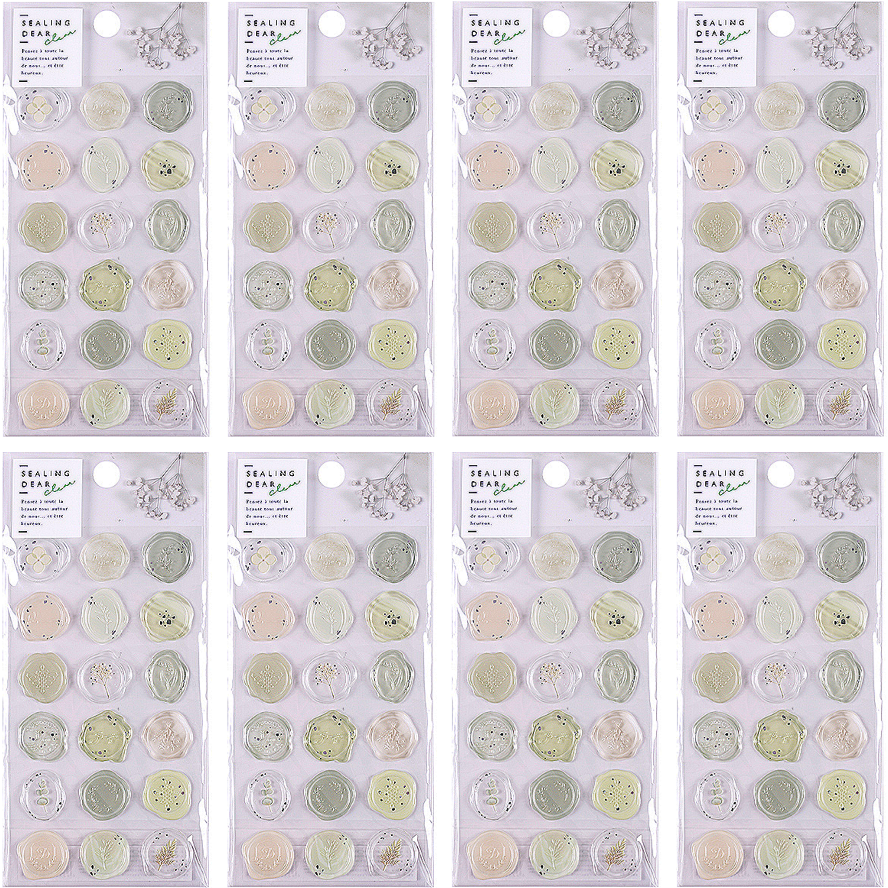 고맙토다 실링왁스 스티커 8개 144p 청첩장 봉투 스티커 15,900원