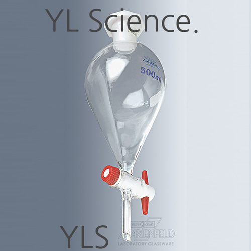 (YLS) Marienfeld Superior Separatory Funnel 특급유리 테프론콕크 분별깔대기 분액깔대기 분액여두 137,500원