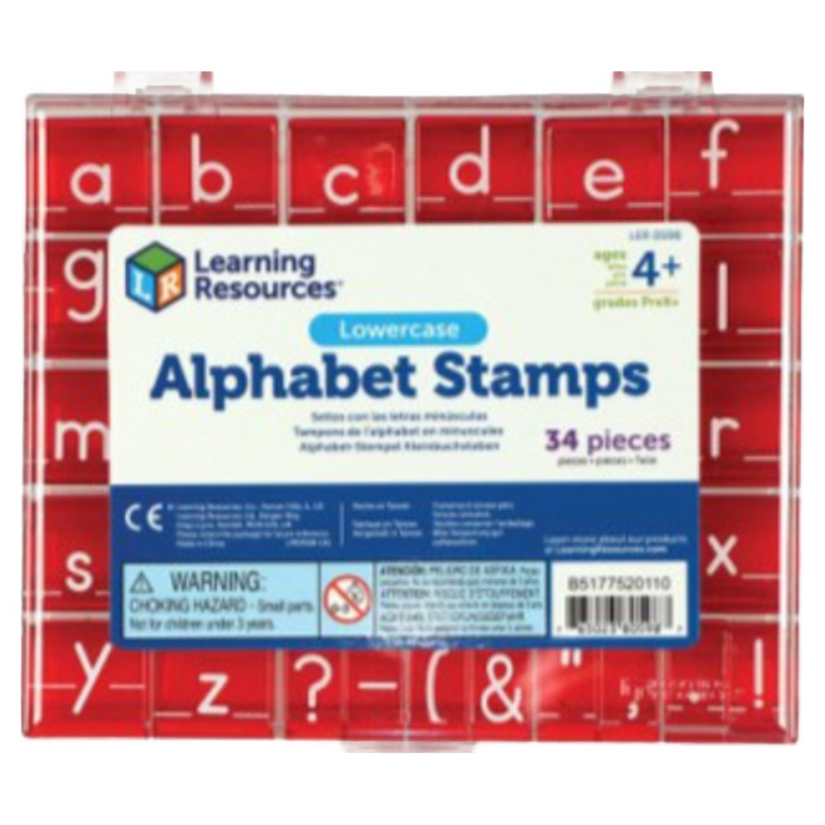 러닝리소스 LER 0598 알파벳 소문자 도장 ALPHABET STAMPS LOWERCASE 유아영어교구, 1개 26,600원