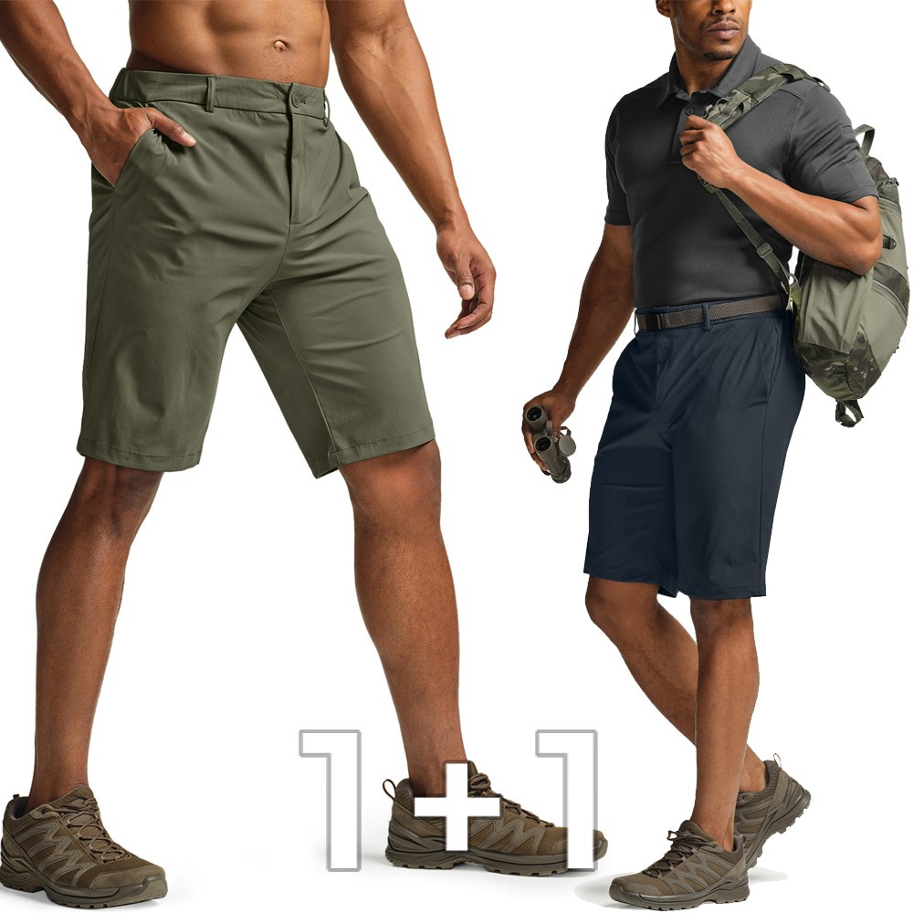 [1+1] CQR 남성 쿨링 라이트 버뮤다 스판 반바지 36,800원