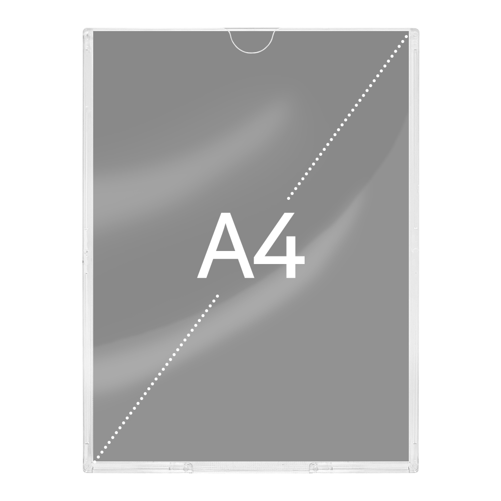 부착용 꽂이판 아크릴 A4 게시판 쇼케이스 2,400원