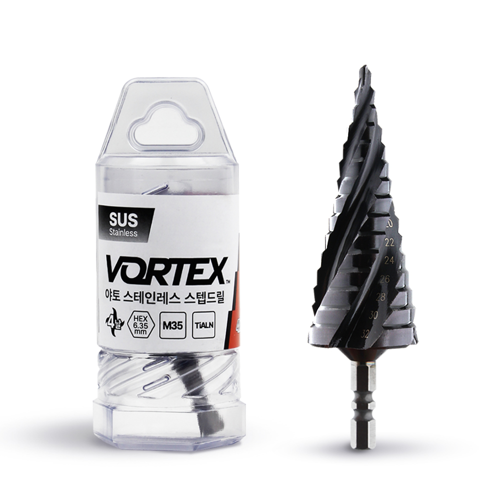 야토 4날 SUS 스테인레스용 스텝드릴 TiALN 코팅 M35 28,800원