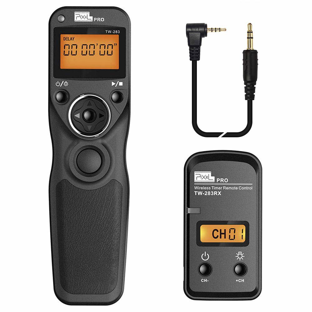 픽셀 TW-283 DC2 무선 셔터 리모컨 제어 간격계 FSK 24GHz 니콘 디지털 SLR 카메라 D5000 D5100 D5200 D5300 D90 D7000 D7100 D720 92,000원