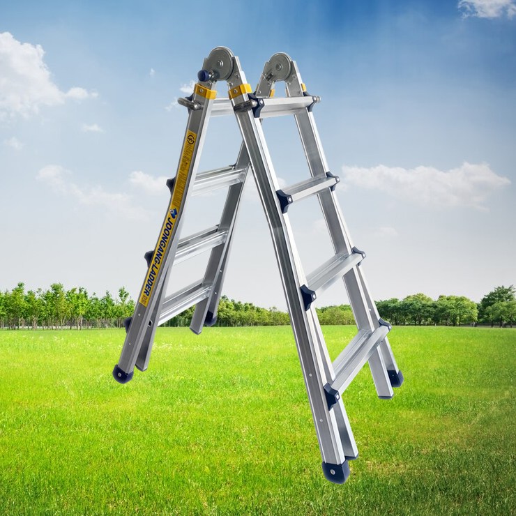 중앙 LS사다리 4단 국산 알루미늄 접이식 안전 A형 H형 높이조절, 1개 147,000원