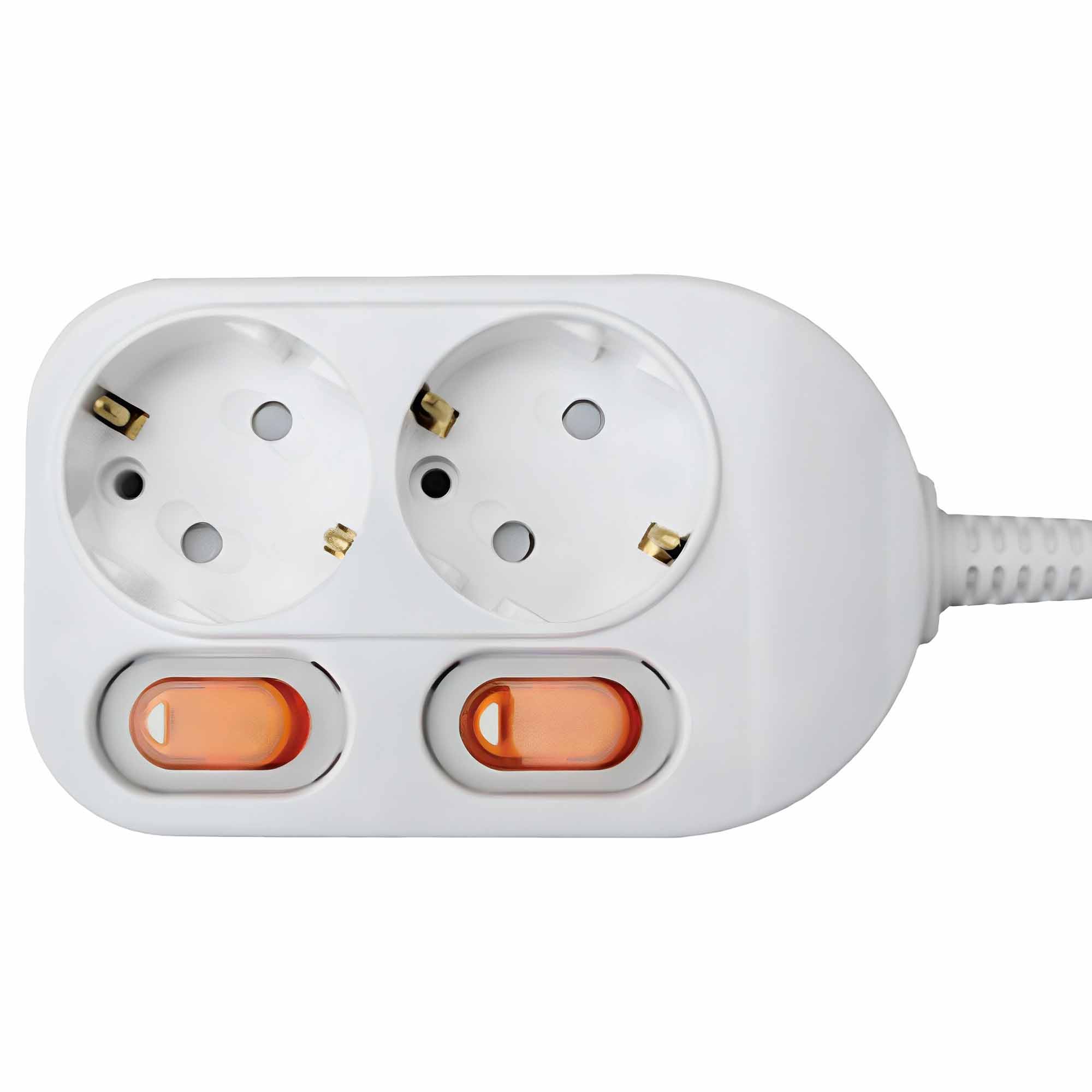 번개표 절전형 개별스위치 멀티탭 2구 WI-MC1623 12,250원