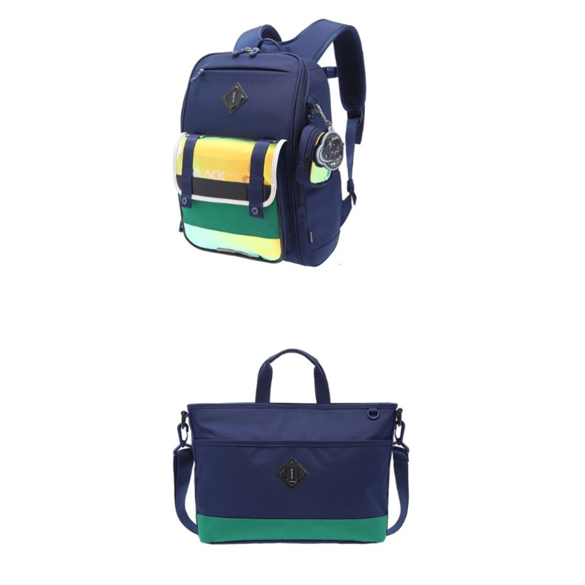 [백화점출고] 블랙야크 신학기 책가방 남아 드리밍 보조가방 키링 세트 블루 초등학생 초등 백팩 가방 225,900원