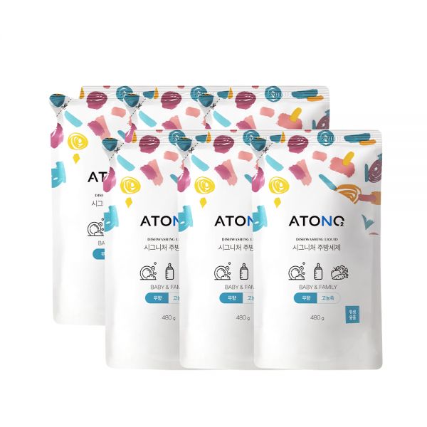 아토앤오투 시그니처 주방세제 무향 리필형 6개 젖병 세정제 유아식기 과일 56,600원