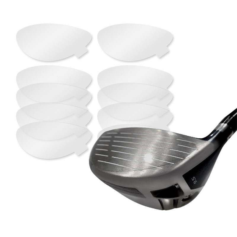 드라이버 필름 10매 골프 장타 스티커 슬라이스 훅 방지 헤드보호 비거리향상, 단일색상, 1세트 4,500원