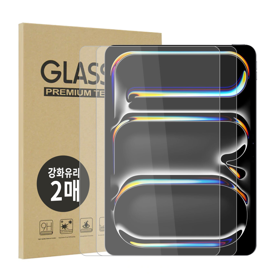 니하 아이패드 갤럭시탭 태블릿 강화유리, 투명, 1세트 9,000원