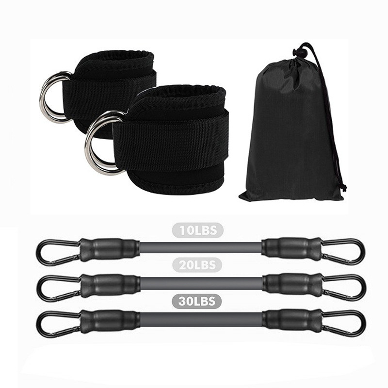 에너바디 홈트 킥백스트랩 튜빙밴드 세트 근력운동 스트레칭 레그레이즈 발목케이블 11,160원