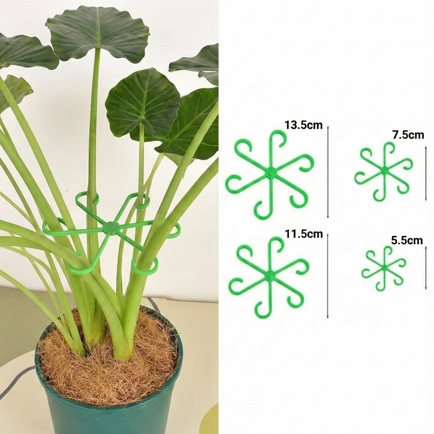 꾸밈리빙 고정이잘되는 꺾임방지 식물 지지대 4종세트 9,600원