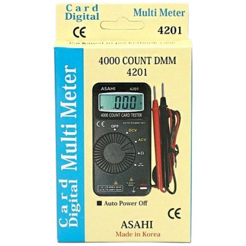 아사히 국산 포켓형 디지털 검전기 검진기 전기테스터기 전압 전류 저항, 1개 18,370원