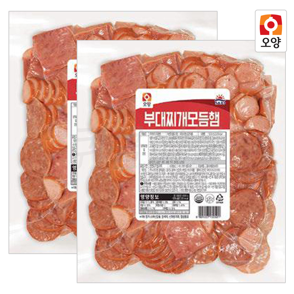 [사조오양] 부대찌개햄 모듬햄 1kg x 2개, 2kg, 1개 20,000원