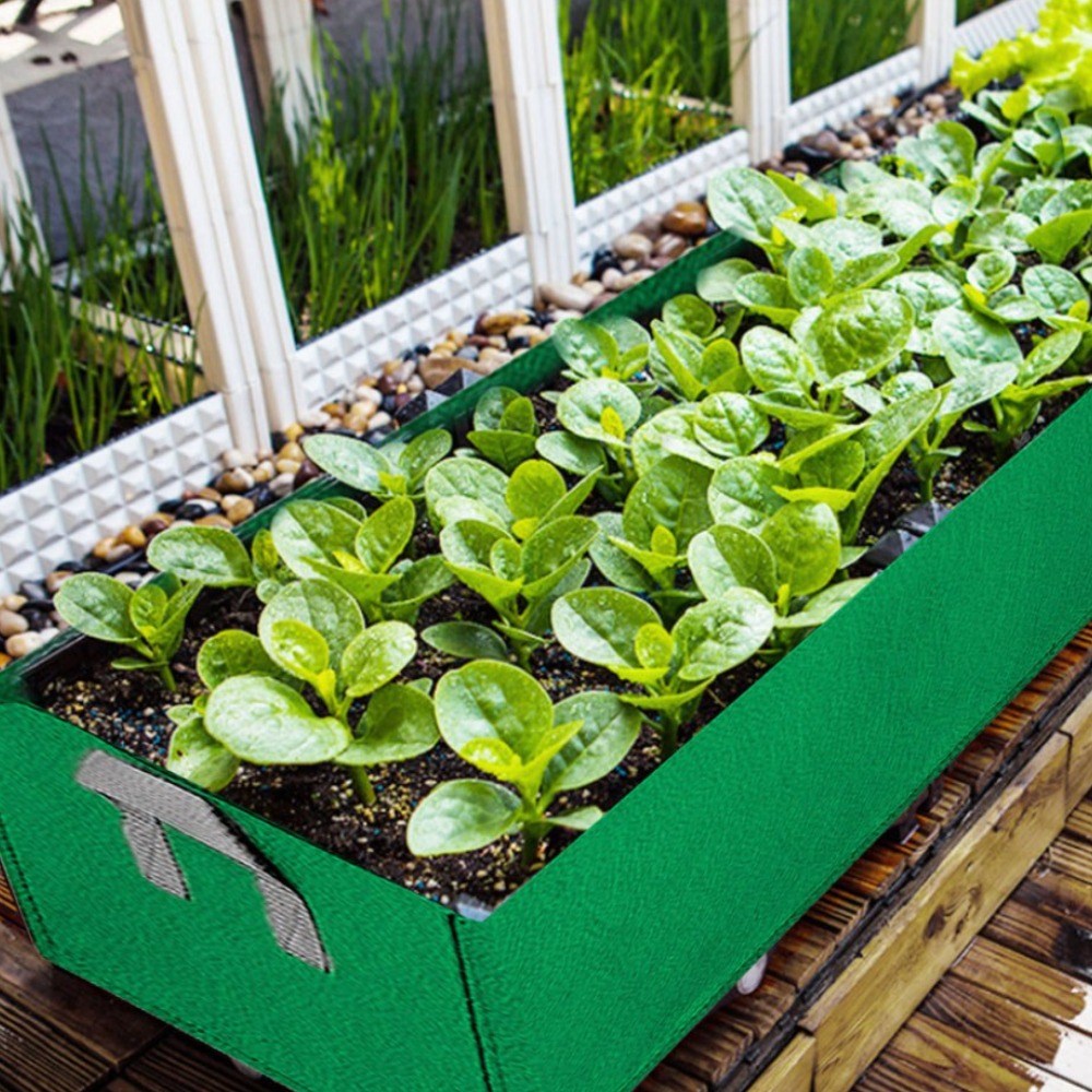 부직포 (직사각형) 화분 실내 베란다 텃밭 가꾸기 정원 홈가드닝 도시농업 4,000원
