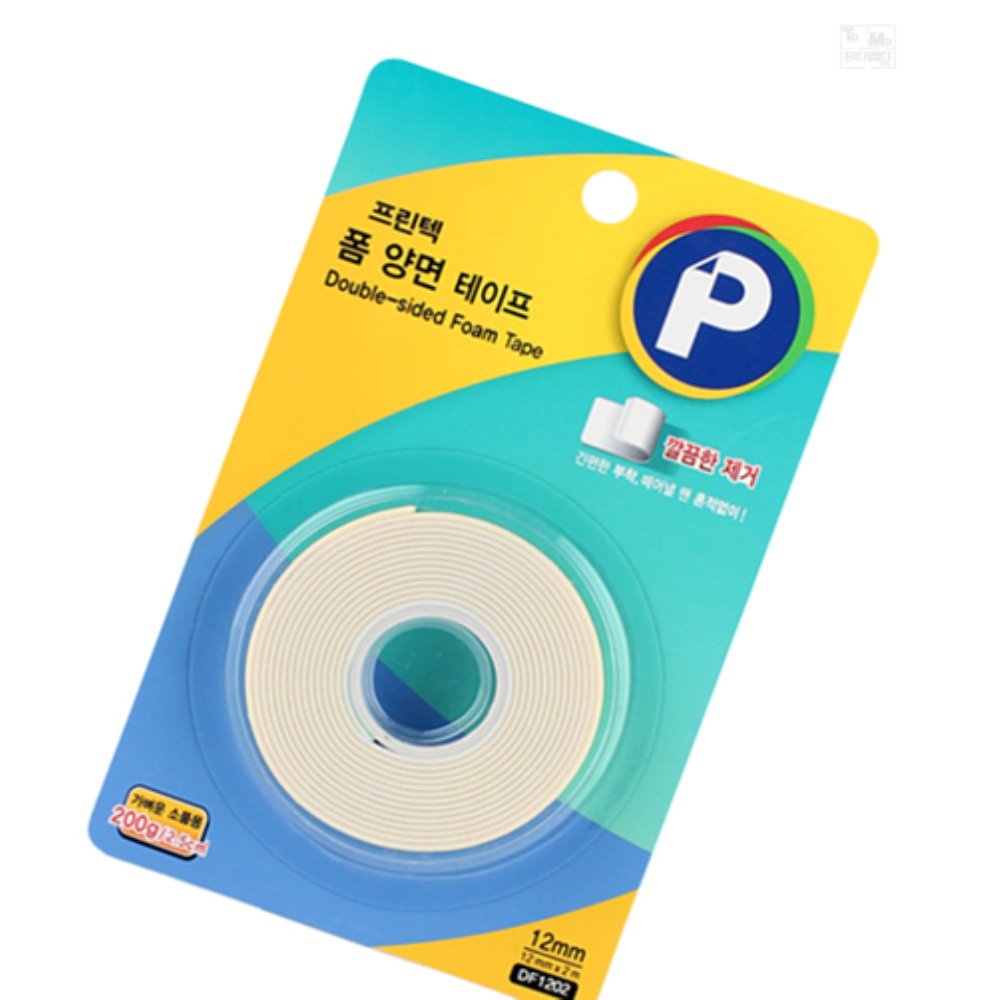 프린텍 DS1202 강력폼양면테이프 리필(12x2) 2,000원