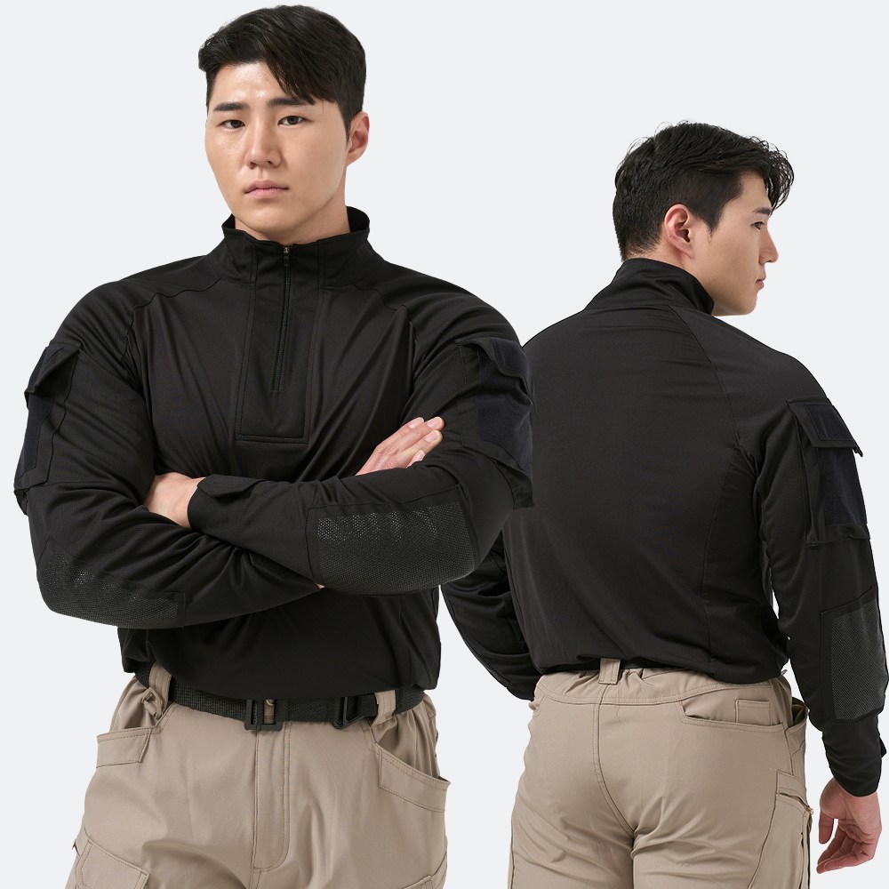4GN 국산 고급 밀리터리 택티컬 컴뱃셔츠 검정 43,900원