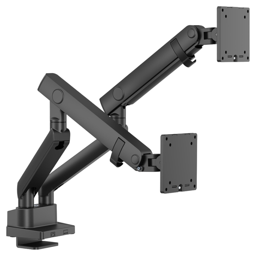 루나랩 클래식 듀얼 모니터암, 블랙, 1개 93,000원